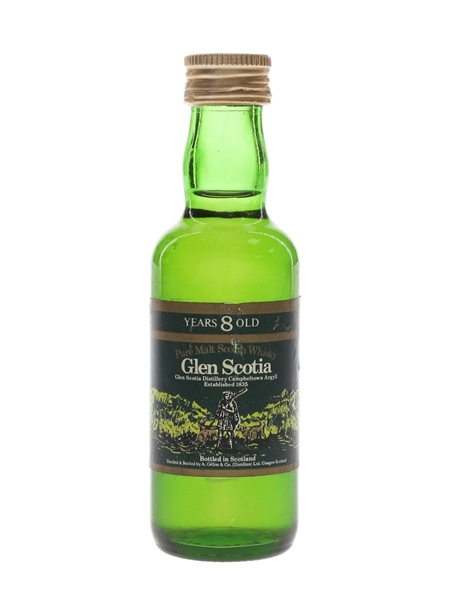 Glen Scotia 8 Year Old Bottled 1980s 5cl