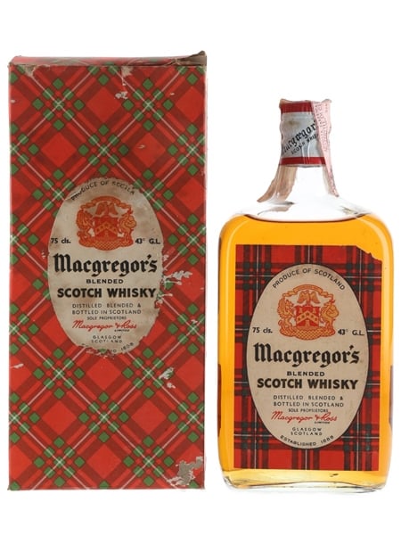 Macgregor's Blended Scotch Whisky Bottled 1960s - Calinosi 75cl / 43%