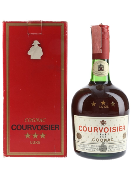 Courvoisier 3 Star Luxe Bottled 1970s - Cedal 75cl / 40%