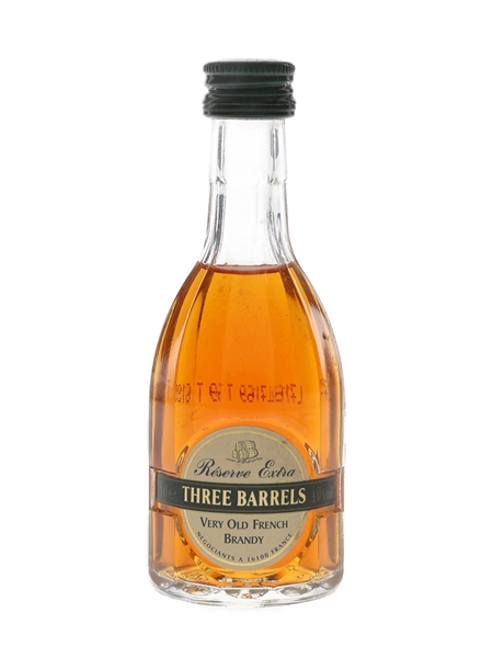 Three Barrels Reserve Extra Very Old French Brandy  5cl / 40%