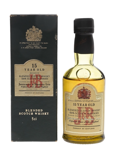 J & B 15 Year Old Reserve Bottled 1980s 5cl / 43%