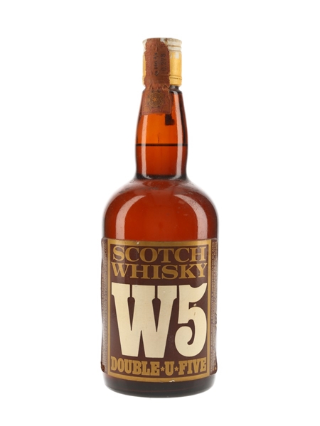 W5 Scotch Whisky Bottled 1970s - Buton 75cl / 40%