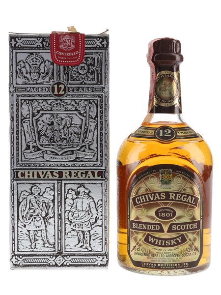 Chivas Regal 12 Year Old Bottled 1980s - Seagram Italia 75cl / 43%