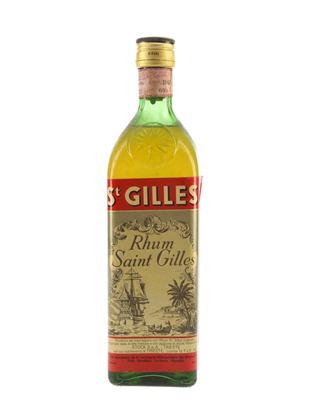 Saint Gilles Rhum Bottled 1960s - Stock 75cl / 40%