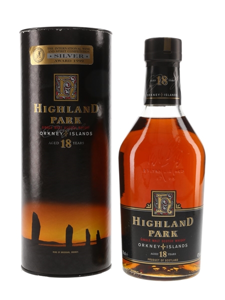 Highland Park 18 Year Old Bottled 1990s 70cl / 43%