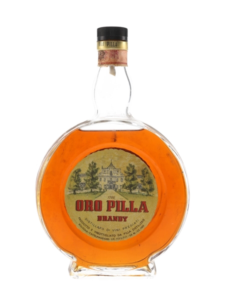 Oro Pilla 7 Year Old Brandy Bottled 1960s 100cl / 40%