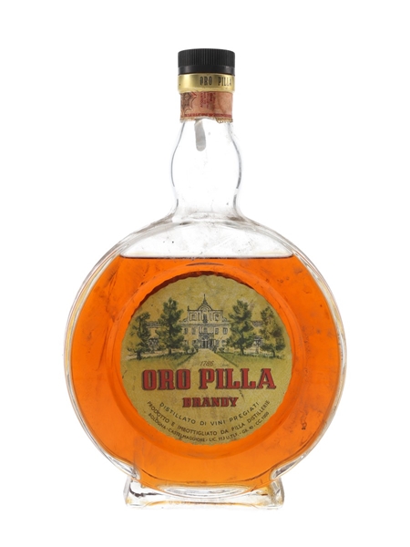 Oro Pilla 7 Year Old Brandy Bottled 1960s 100cl / 40%