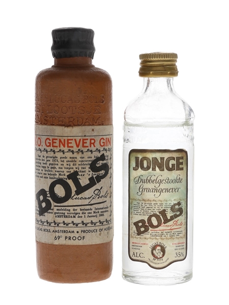 Bols VO Genever & Jonge Dubbelgestookte Graangenever  2 x 5cl