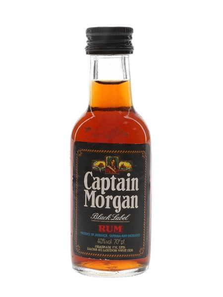 Captain Morgan Black Label Bottled 1970s-1980s 5cl / 40%