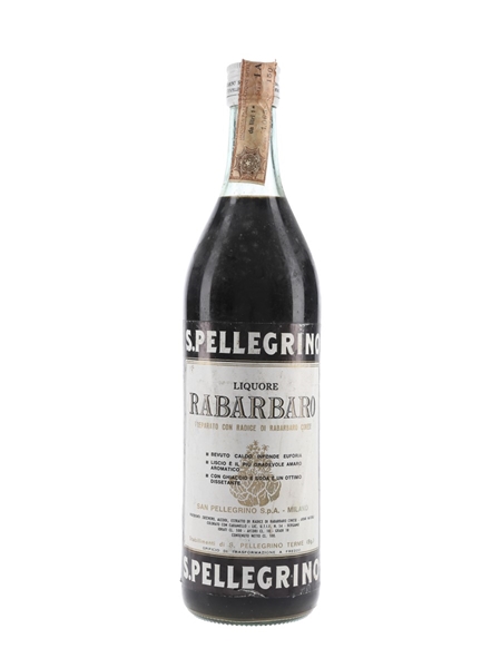 Pellegrino Rabarbaro Bottled 1970s 100cl / 18%