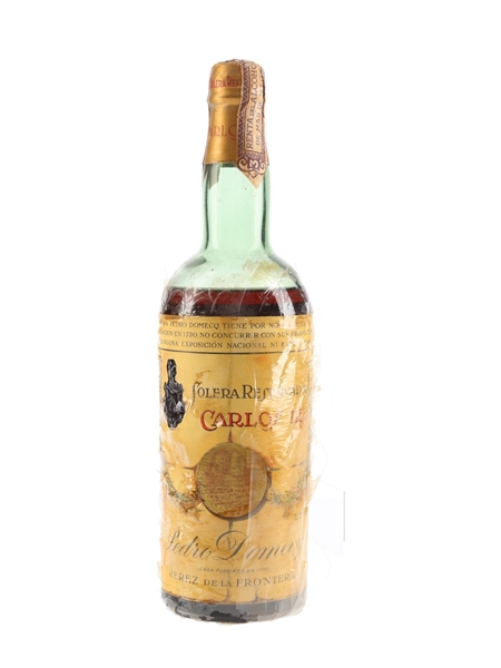 Carlos III Solera Reservada Brandy Bottled 1950s-1960s - Pedro Domecq 75cl