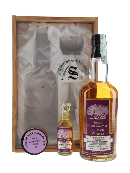 Glen Mhor 1977 20 Year Old Silent Stills Bottled 1997 - Signatory Vintage 5cl & 70cl / 59.3%