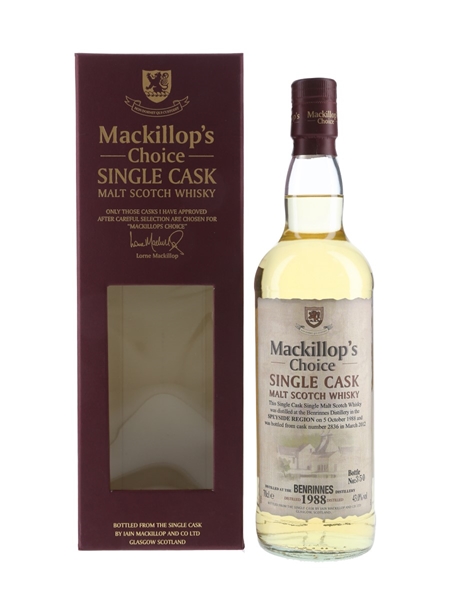 Benrinnes 1988 Mackillop's Choice Bottled 2012 70cl / 43%