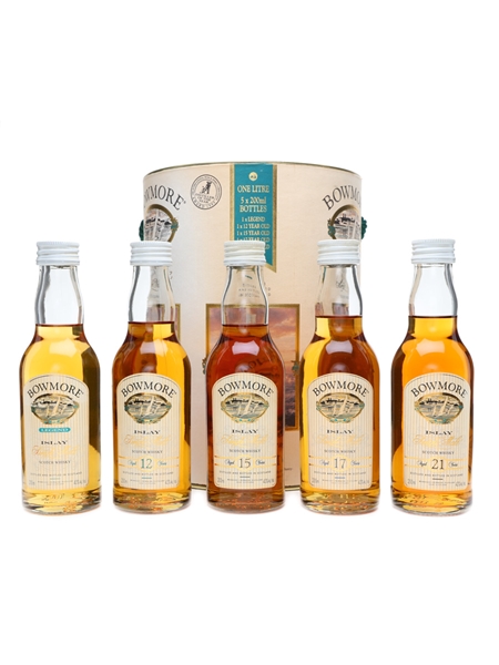 Bowmore Legend, 12, 15, 17 and 21 Years Old 5 x 20cl 