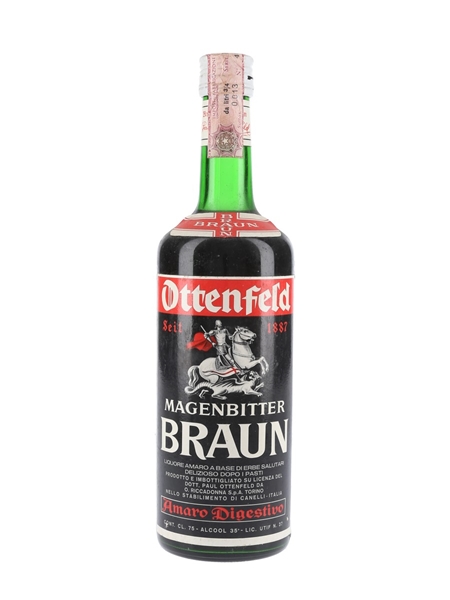 Riccadonna Ottenfeld Magenbitter Braun Bottled 1960s-1970s 75cl / 35%