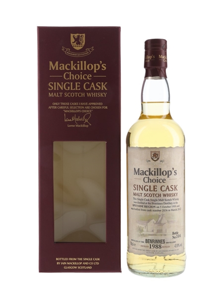 Benrinnes 1988 Mackillop's Choice Bottled 2012 70cl / 43%