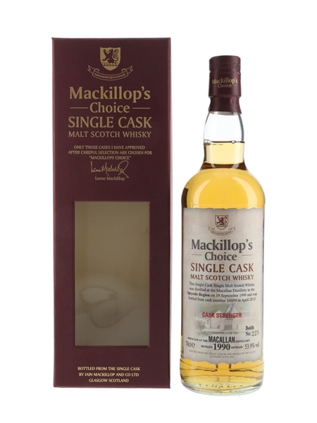 Macallan 1990 Mackillop's Choice Bottled 2013 70cl / 53.9%