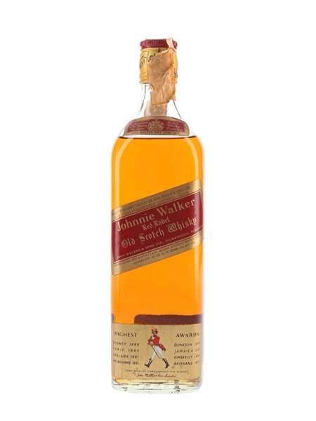 Johnnie Walker Red Label Bottled 1970s - Wax & Vitale 75cl / 40%