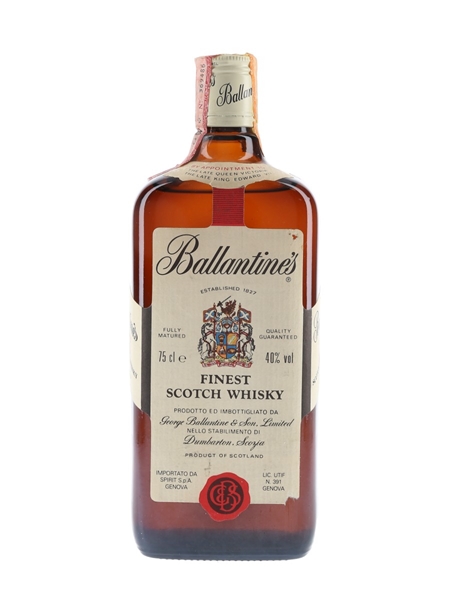 Ballantine's Finest Bottled 1980s - Spirit 75cl / 40%