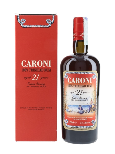 Caroni 1996 21 Year Old Extra Strong Trinidad Rum Bottled 2017 - Velier 70cl / 57.18%