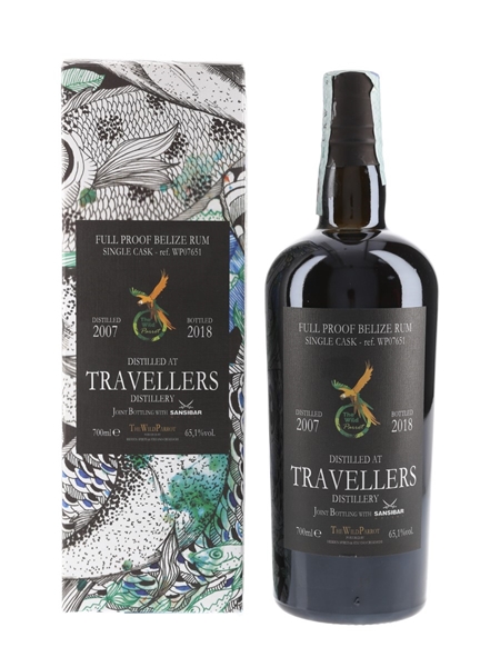 Travellers 2007 The Wild Parrot Single Cask WP07651 Bottled 2018 - Hidden Spirits & Sansibar Whisky 70cl / 65.1%