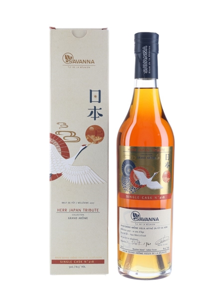 Savanna 2007 10 Year Old HERR Japan Tribute Single Cask No. 218 50cl / 61.3%