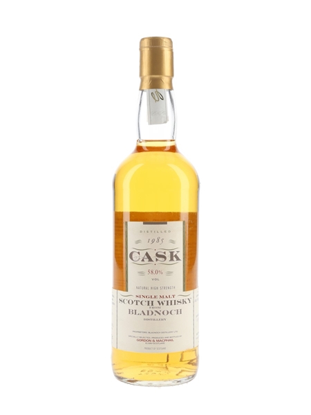 Bladnoch 1985 Cask Strength Bottled 1995 - Gordon & MacPhail 70cl / 58%