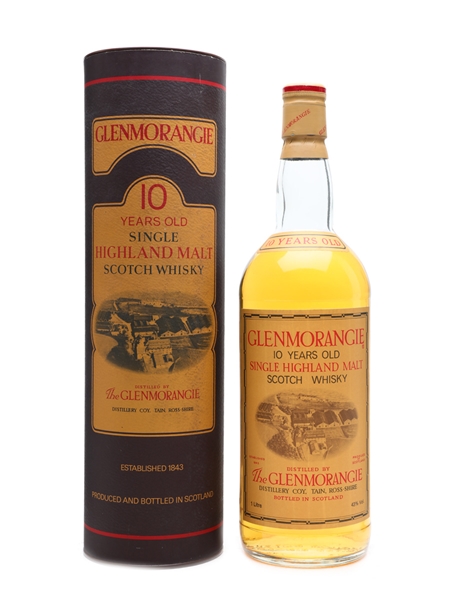 Glenmorangie 10 Years Old Bottled 1980s 100cl