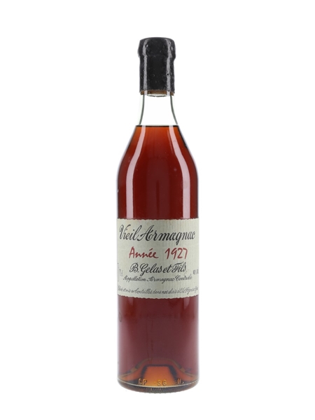 Gelas 1927 Vieil Armagnac  70cl / 40%