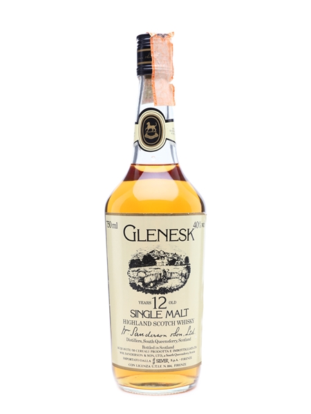 Glenesk 12 Years Old Bottled 1980s 75cl