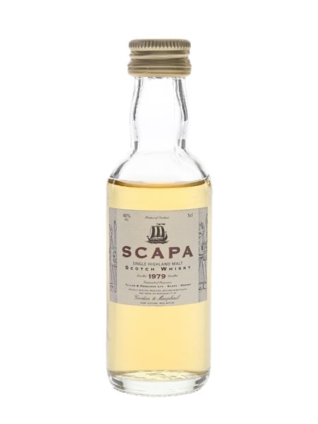 Scapa 1979 Bottled 1990s - Gordon & MacPhail 5cl / 40%