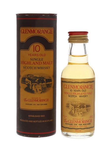 Glenmorangie 10 Year Old Bottled 1980s 5cl / 40%