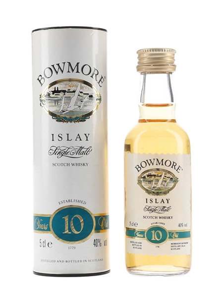 Bowmore 10 Year Old Bottled 1990s 5cl / 40%