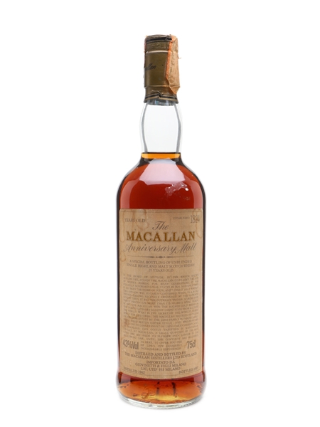 Macallan 1962 25 Years Old Anniversary Malt 75cl