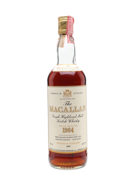 Macallan 1964 Rinaldi Bottled 1981 75cl