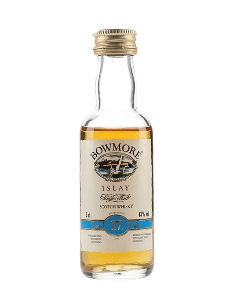 Bowmore 17 Year Old Bottled 1990s 5cl / 43%
