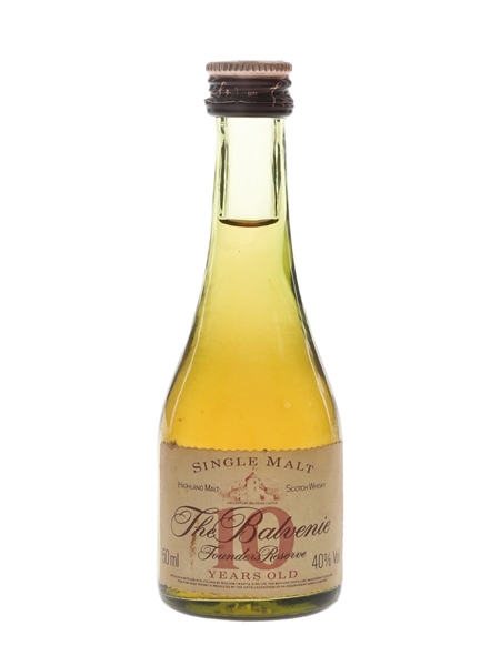 Balvenie 10 Year Old Founder's Reserve Bottled 1980s 5cl / 40%