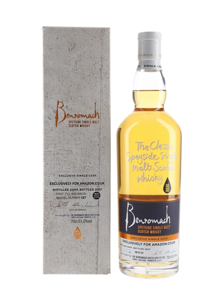 Benromach 2009 Single Cask 127 Bottled 2017 - Amazon.co.uk 70cl / 61.0%