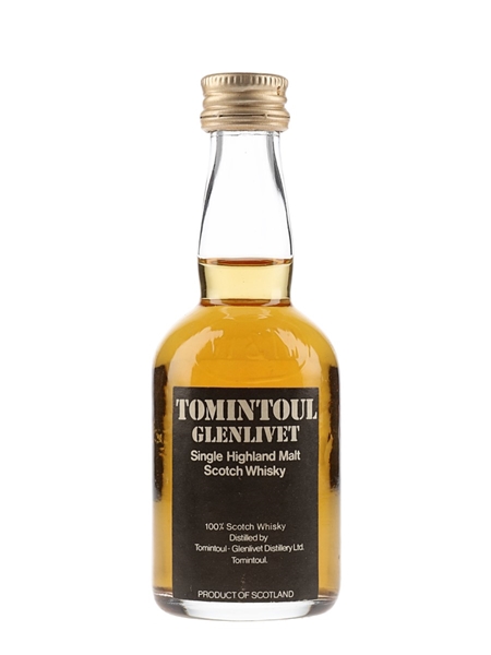 Tomintoul Glenlivet Bottled 1970s 5cl / 40%