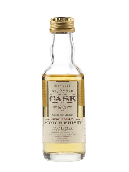 Caol Ila 1980 Cask Strength Bottled 1994 - Gordon & MacPhail 5cl / 62.6%