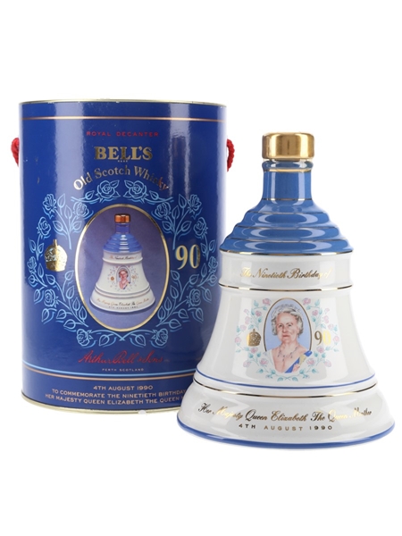 Bell's Ceramic Decanter The Queen Mother's 90th Birthday 75cl / 43%