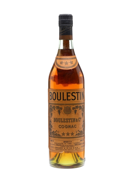 Boulestin Three Star Cognac Bottled 1970s 73cl / 40%