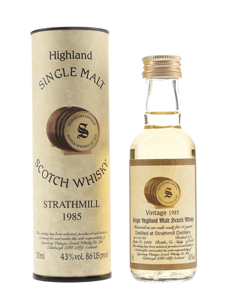Strathmill 1985 11 Year Old Cask 2342 Bottled 1997 - Signatory Vintage 5cl / 43%