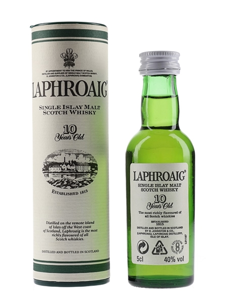 Laphroaig 10 Year Old Bottled 1990s 5cl / 40%