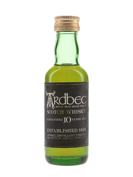 Ardbeg 10 Year Old Bottled 1970s 5cl