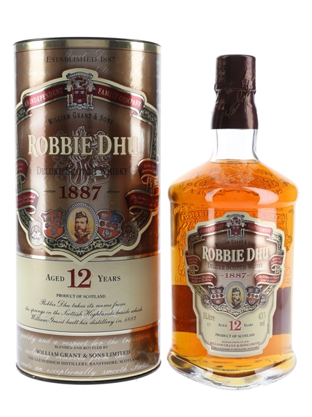 Robbie Dhu 12 Year Old William Grant & Sons 100cl / 43%