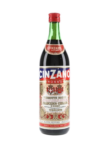 Cinzano Rosso Vermouth Bottled 1980s 100cl / 16.5%