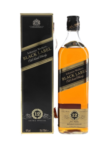 Johnnie Walker Black Label 12 Year Old Bottled 1990s 70cl / 40%