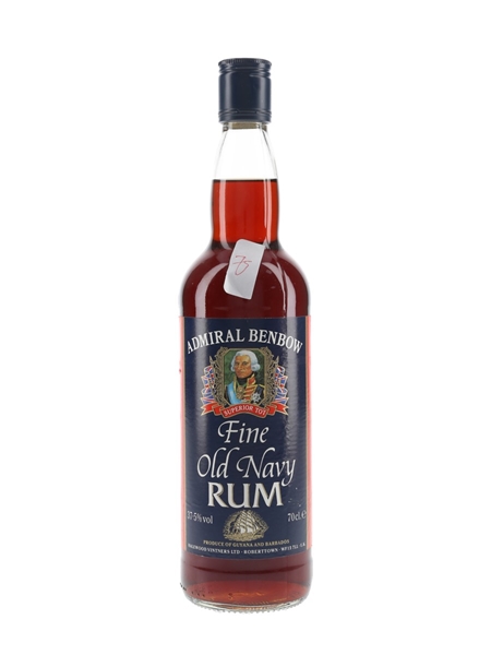 Admiral Benbow Fine Old Navy Rum Bottled 1990s 70cl / 37.5%