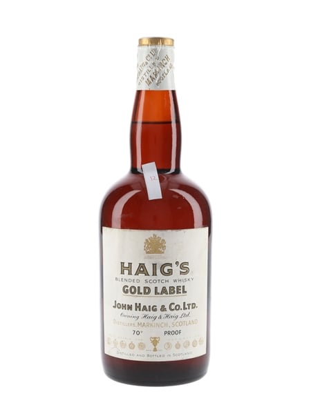 Haig Gold Label Spring Cap Bottled 1960s 75cl / 40%